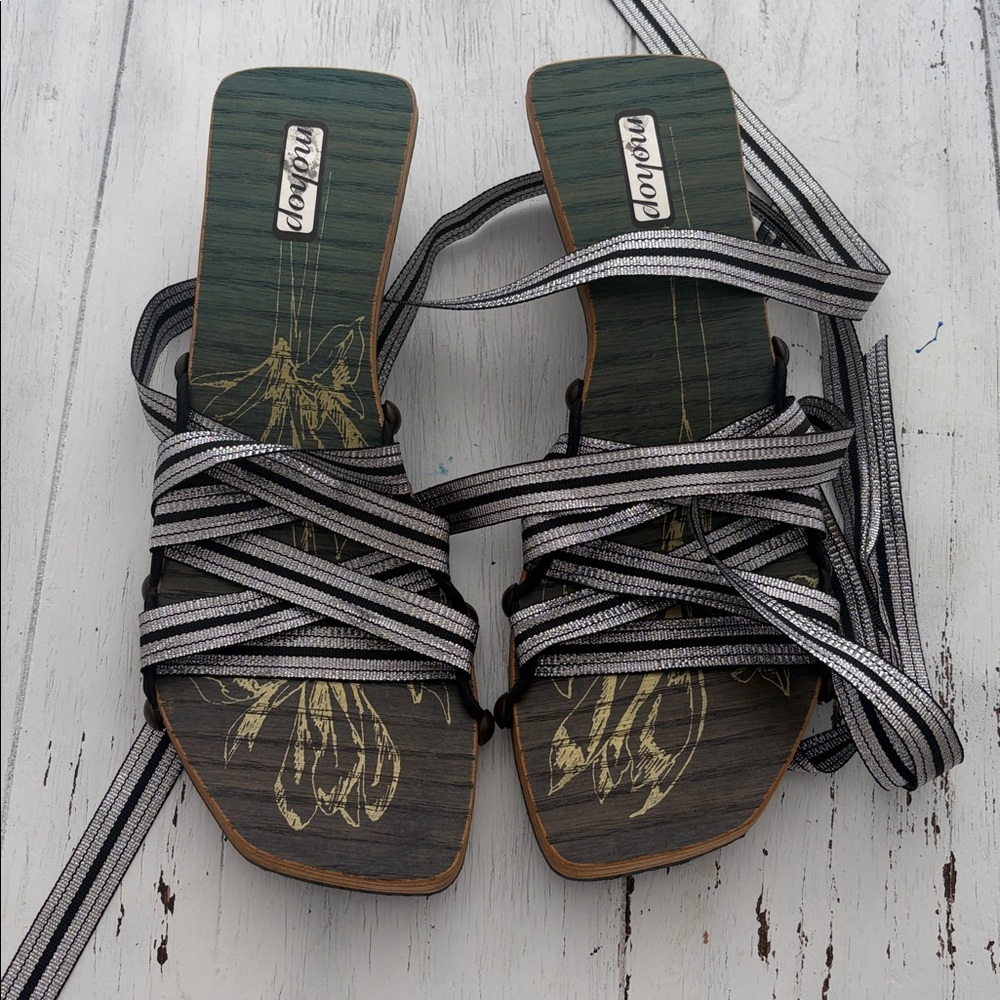 Mohop Sandals Size 7 Handmade in USA Vegan